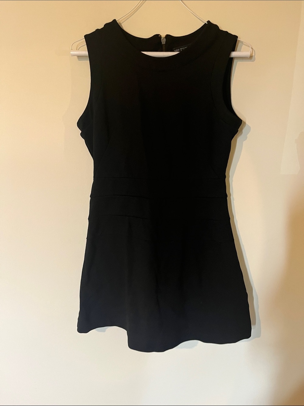 Zara Black Sleeveless Mini Dress